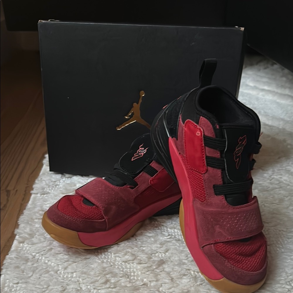 Kids Red and Black Sneakers